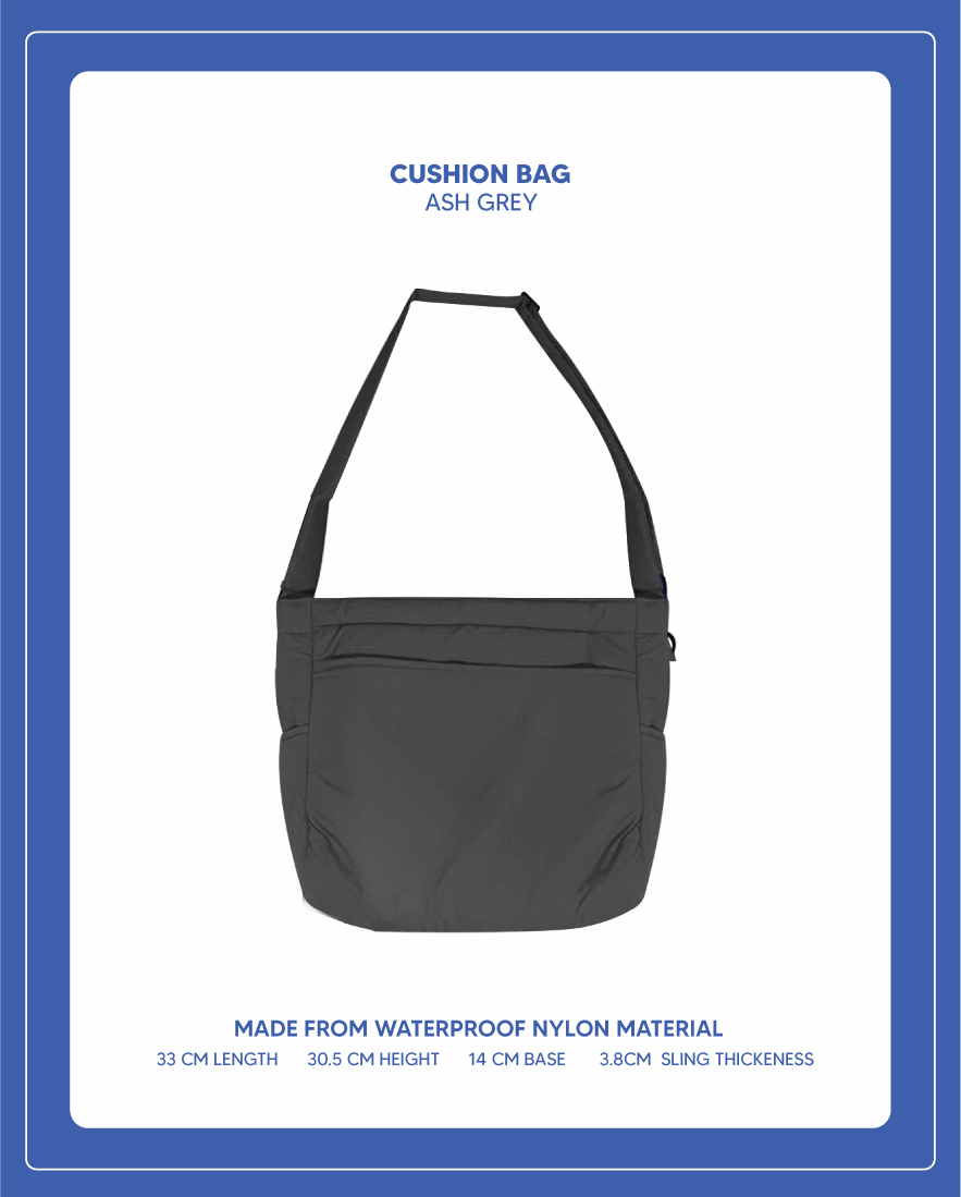 Cushion Bag (Ash Grey)