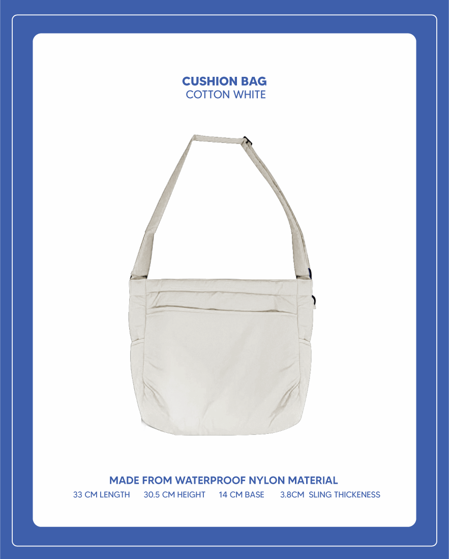 Cushion Bag (Cotton White)
