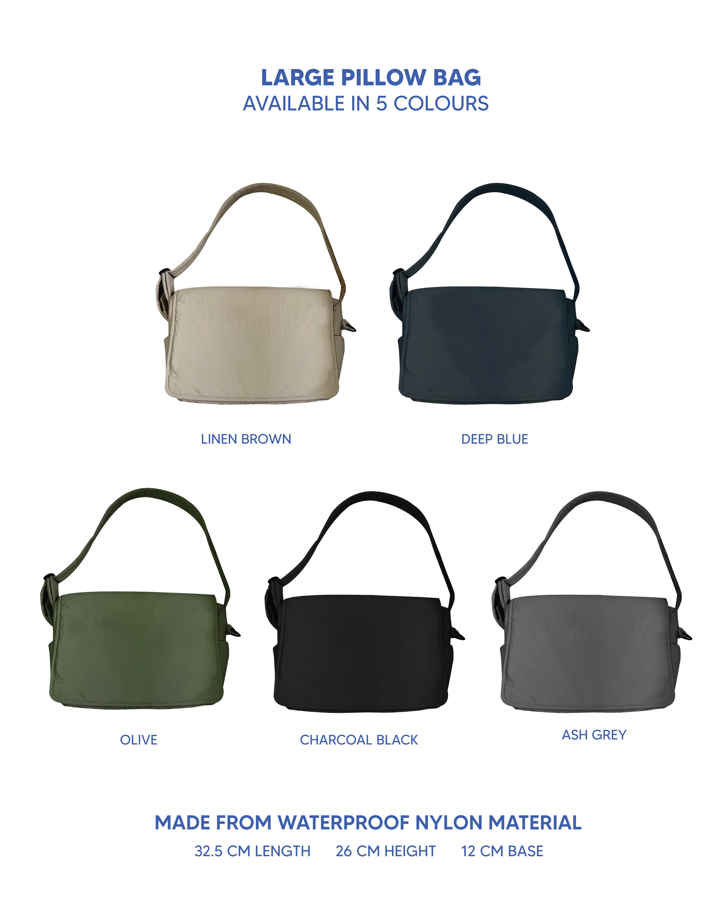 Large Pillow Bag