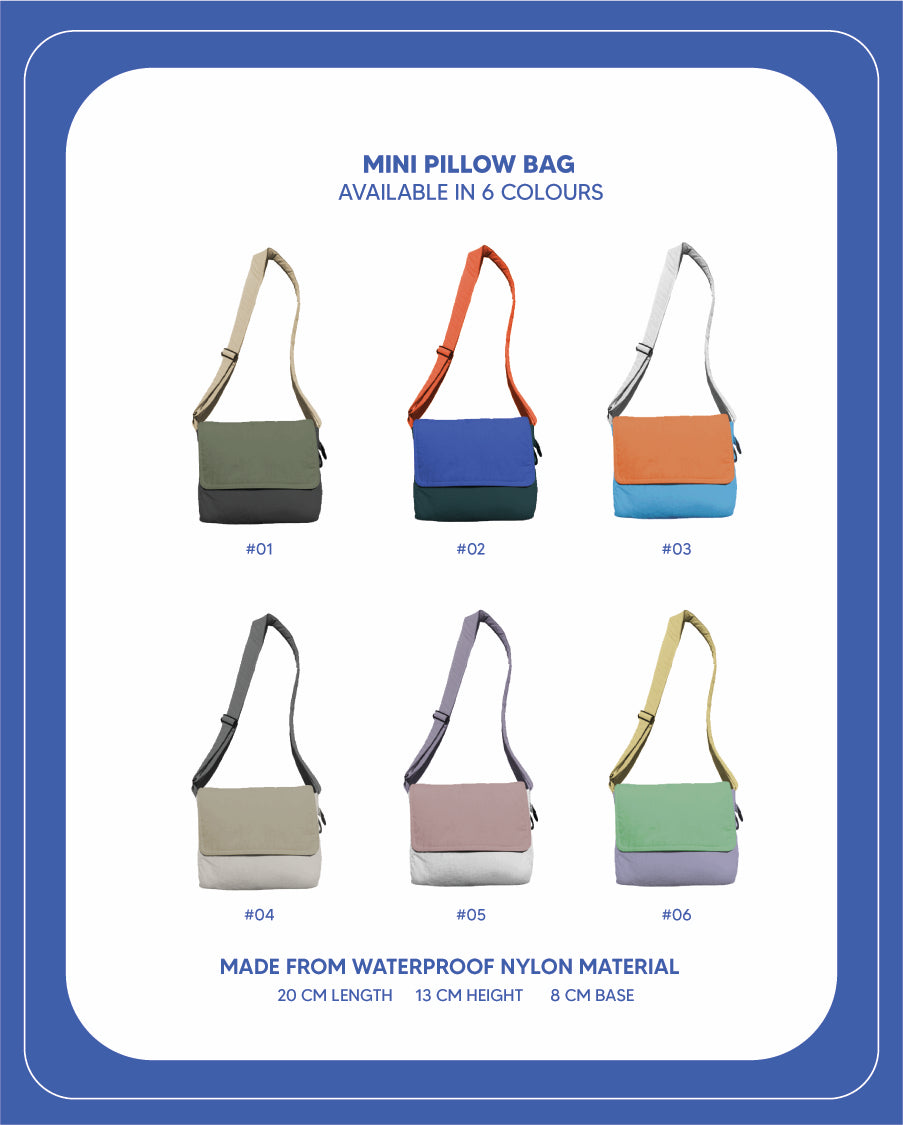 6th Anniversary Mini Pillow Bag (#2)