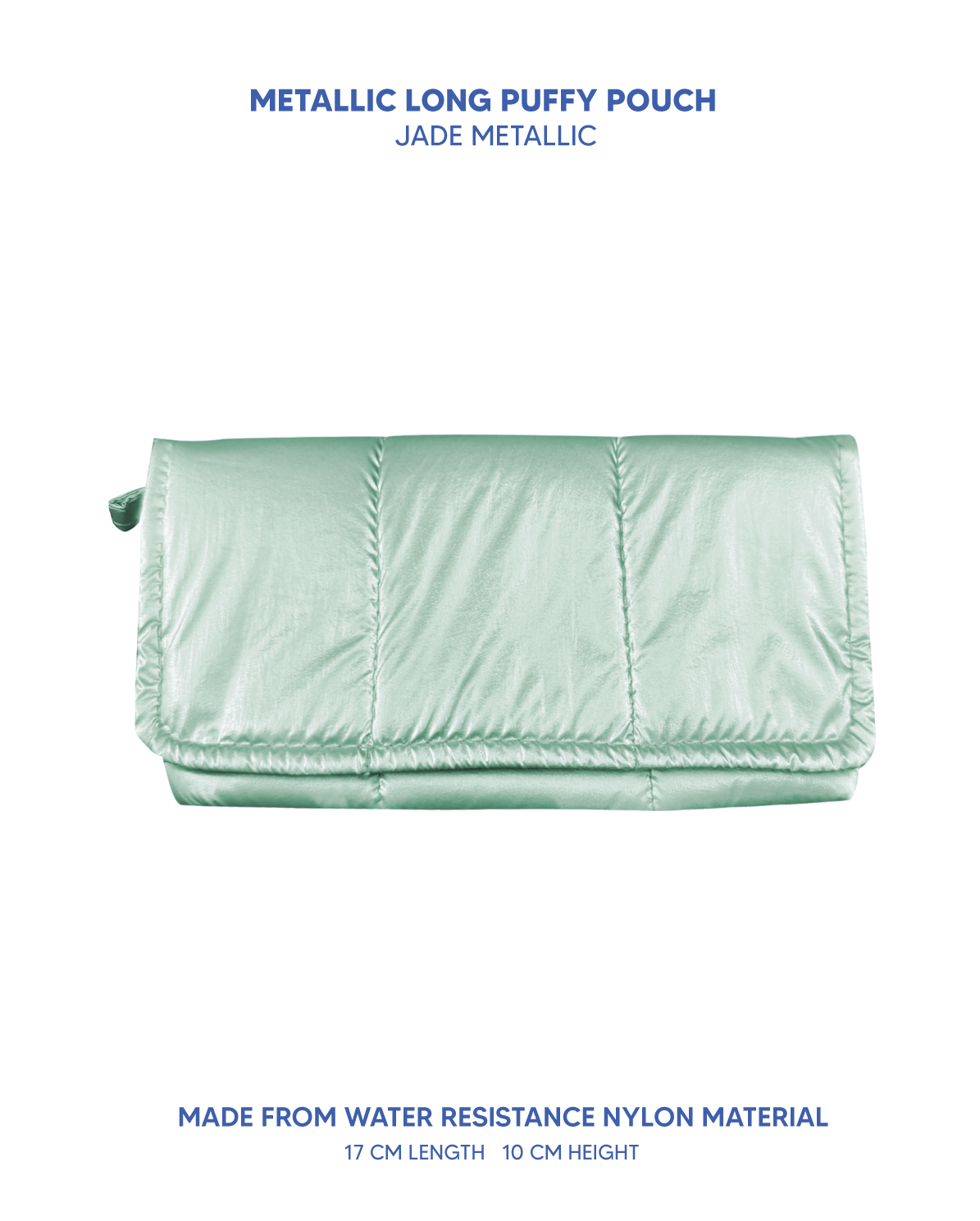 Long Puffy Pouch (Metallic Collection)