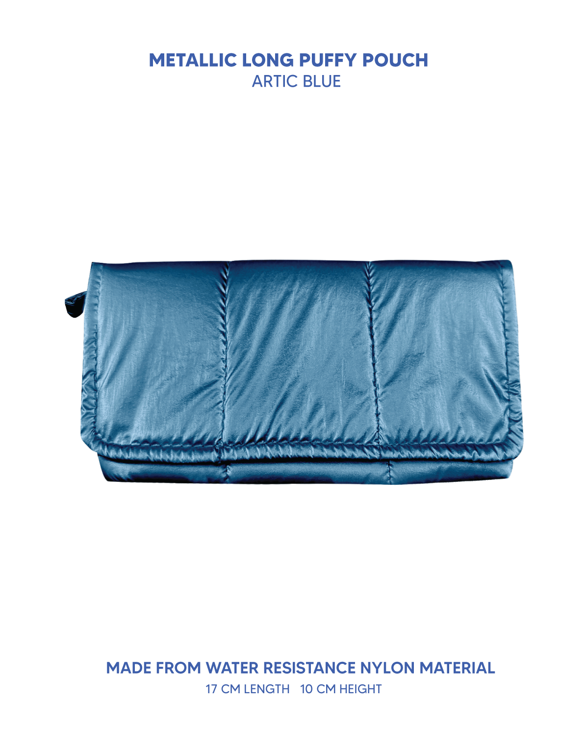 Long Puffy Pouch (Metallic Collection)