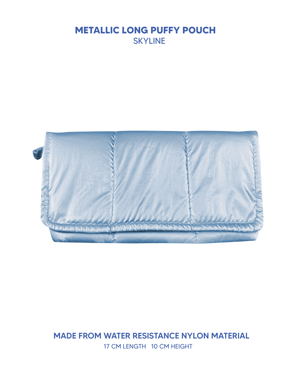 Long Puffy Pouch (Metallic Collection)
