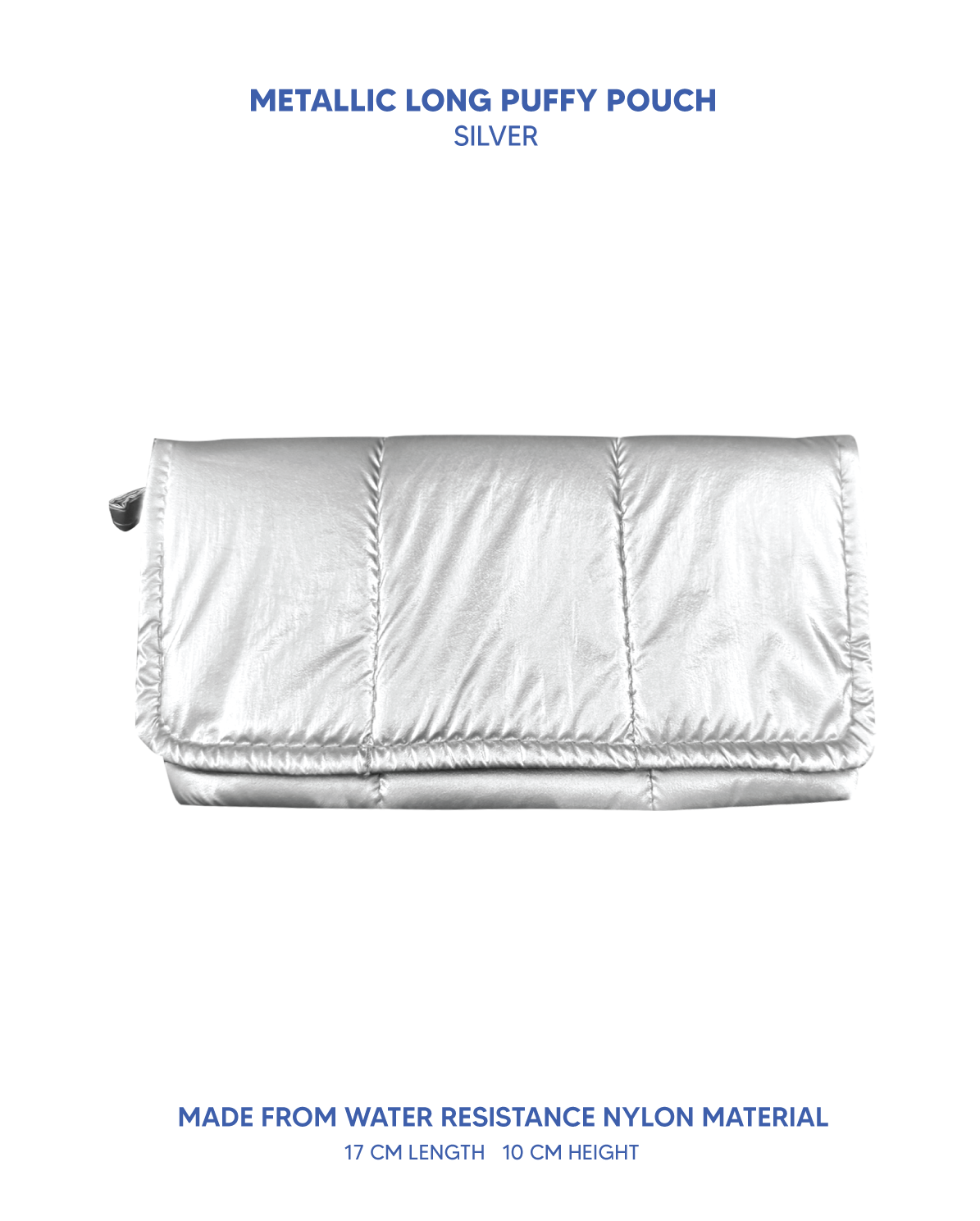 Long Puffy Pouch (Metallic Collection)