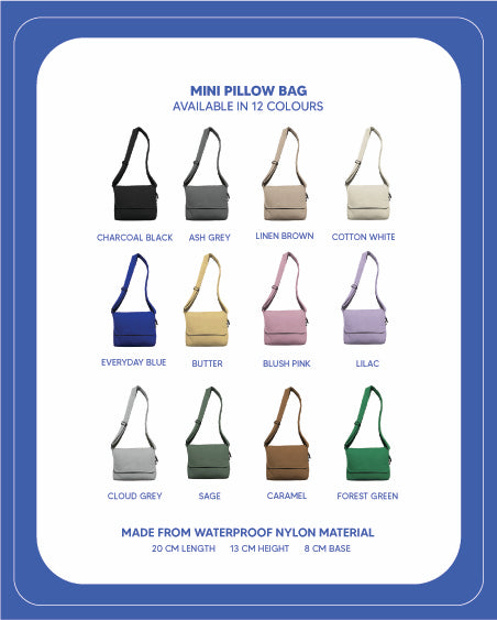 Mini Pillow Bag (Ash Grey)