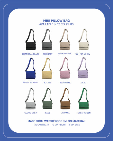 Mini Pillow Bag (EverydayBlue)