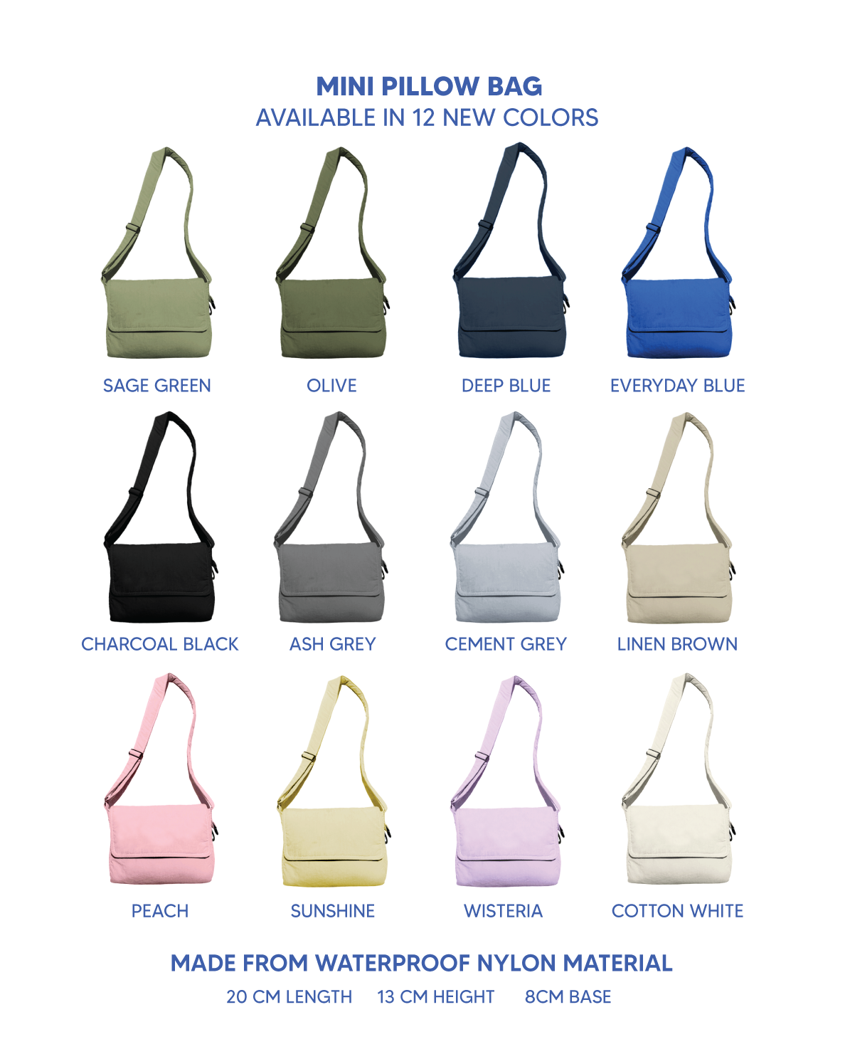 Mini Pillow Bag the EVERYDAY CLUB