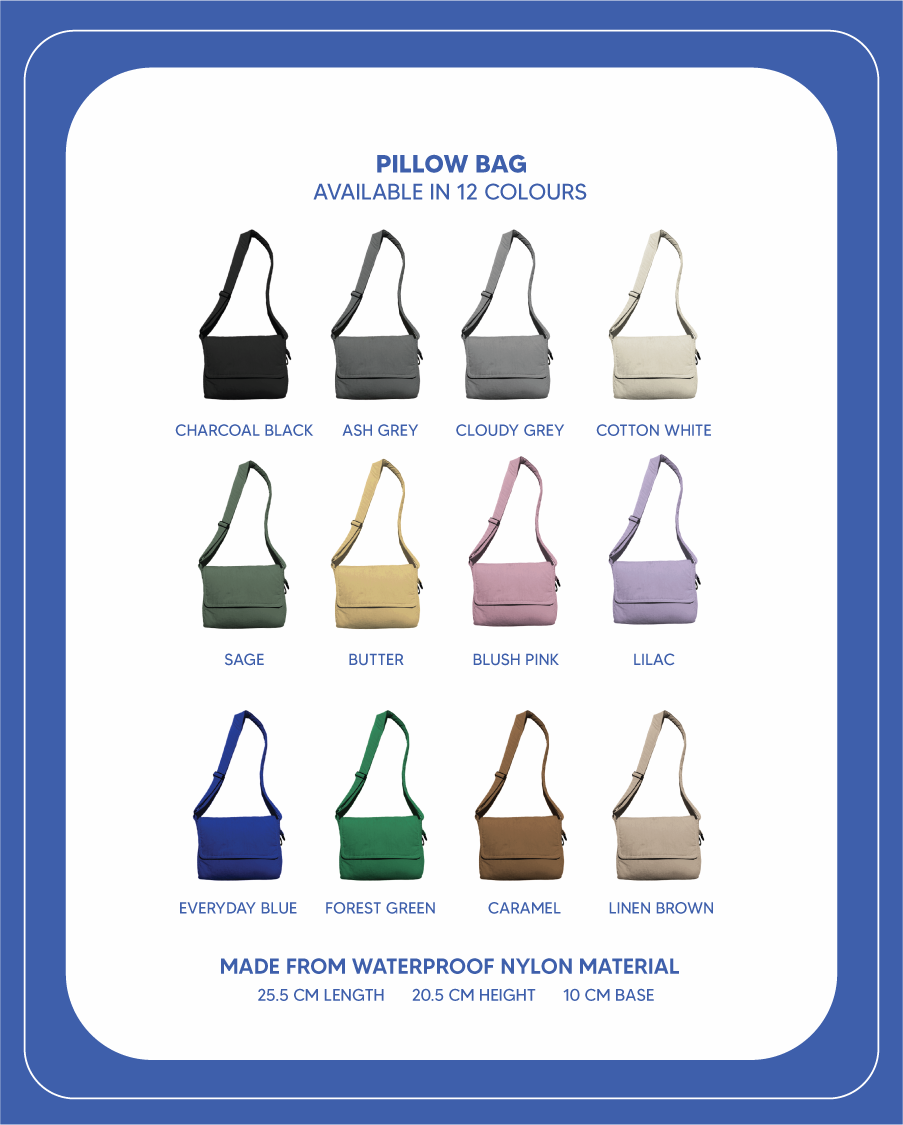 Pillow Bag (Cotton White)