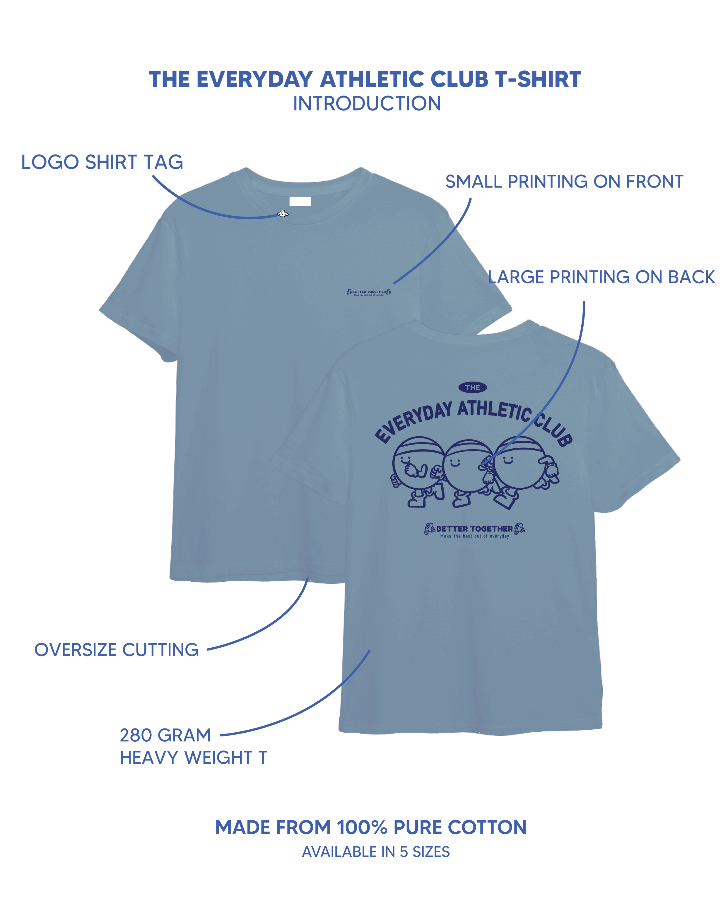 Everyday Athletic Club Tee