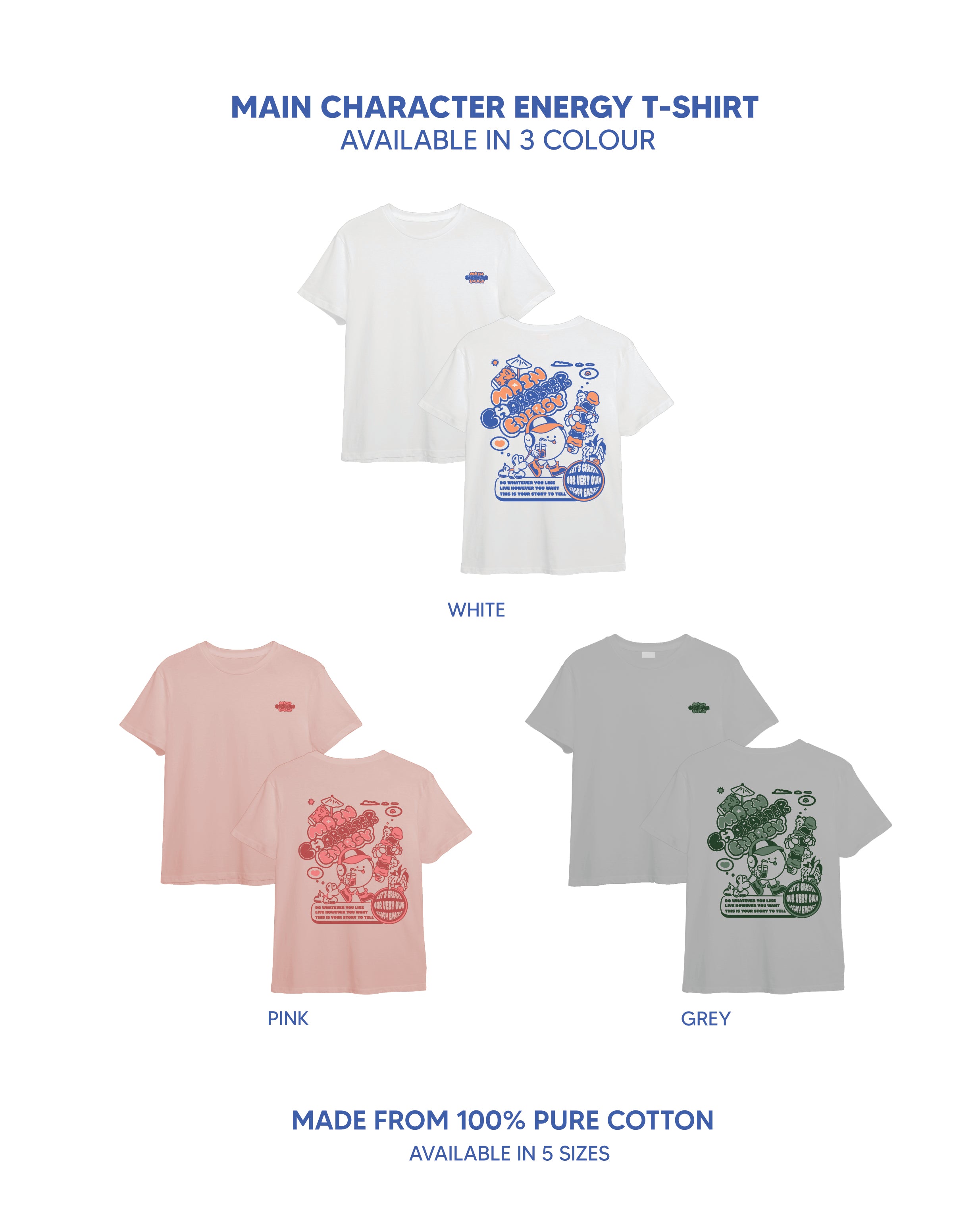 Main Character Energy Tee