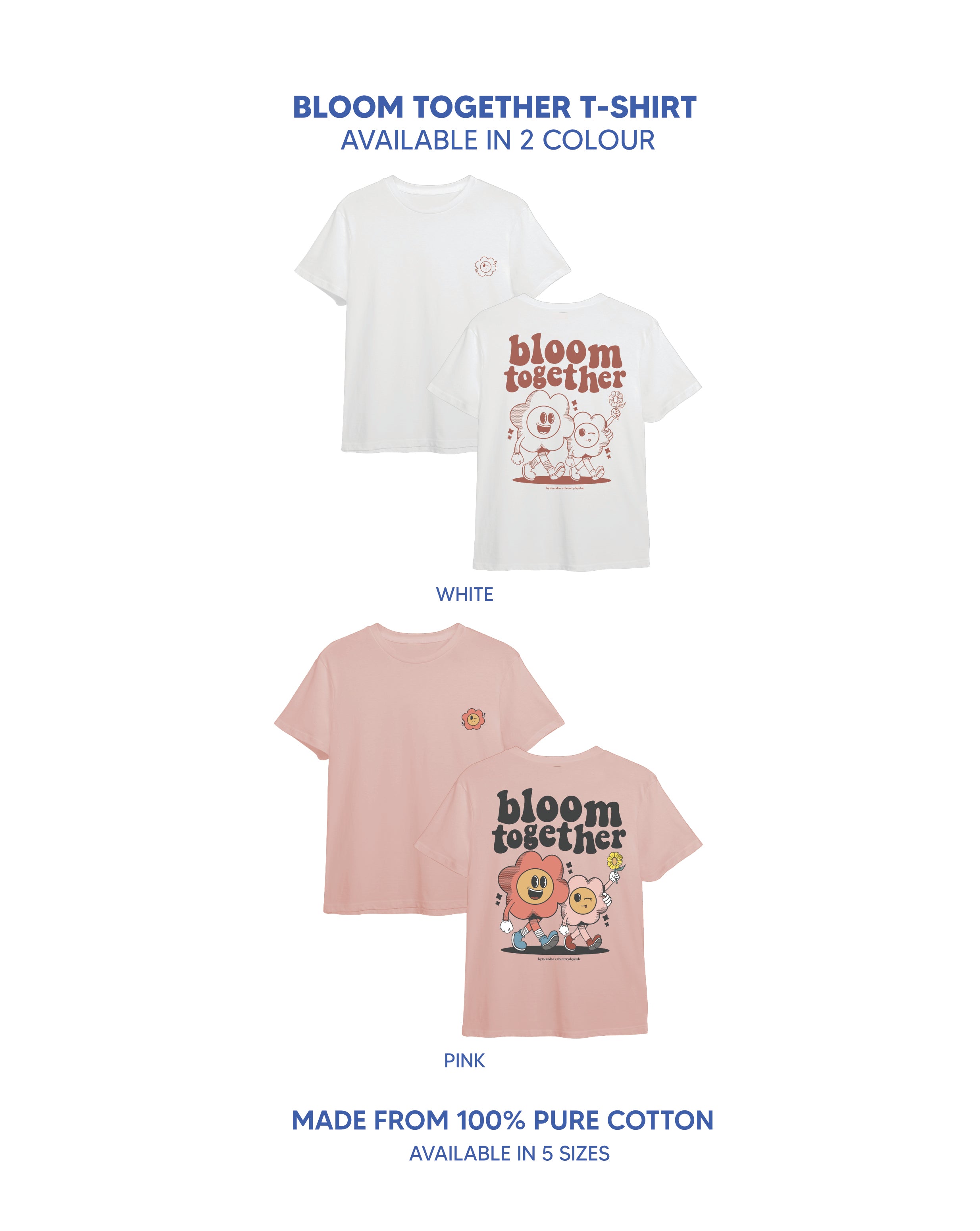 Bloom Together Collaboration Tee