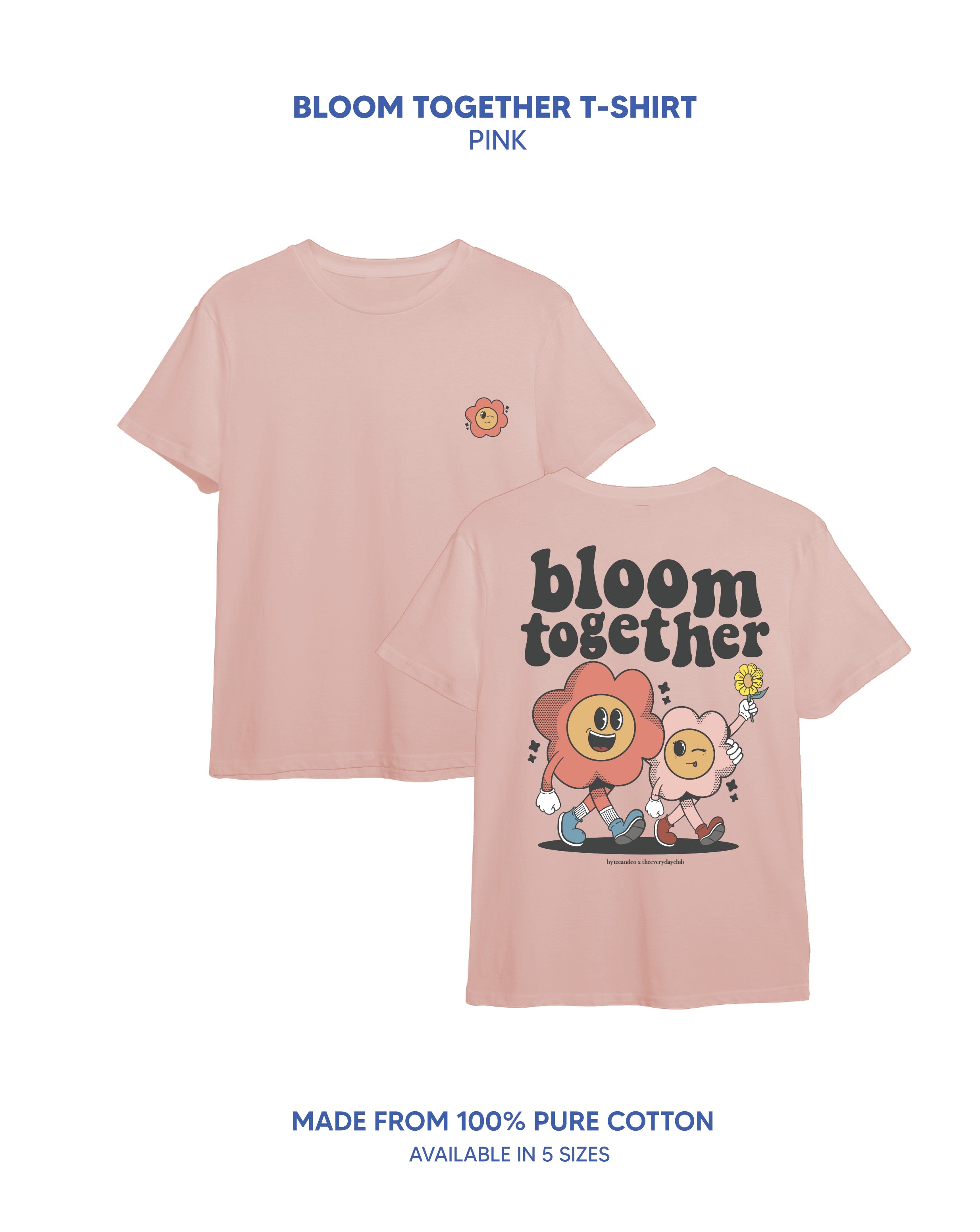 Bloom Together Collaboration Tee