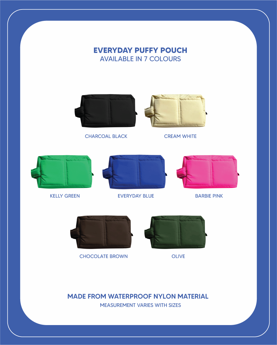 Small Zippy Puffy Pouch Ebb and Flow main image 0