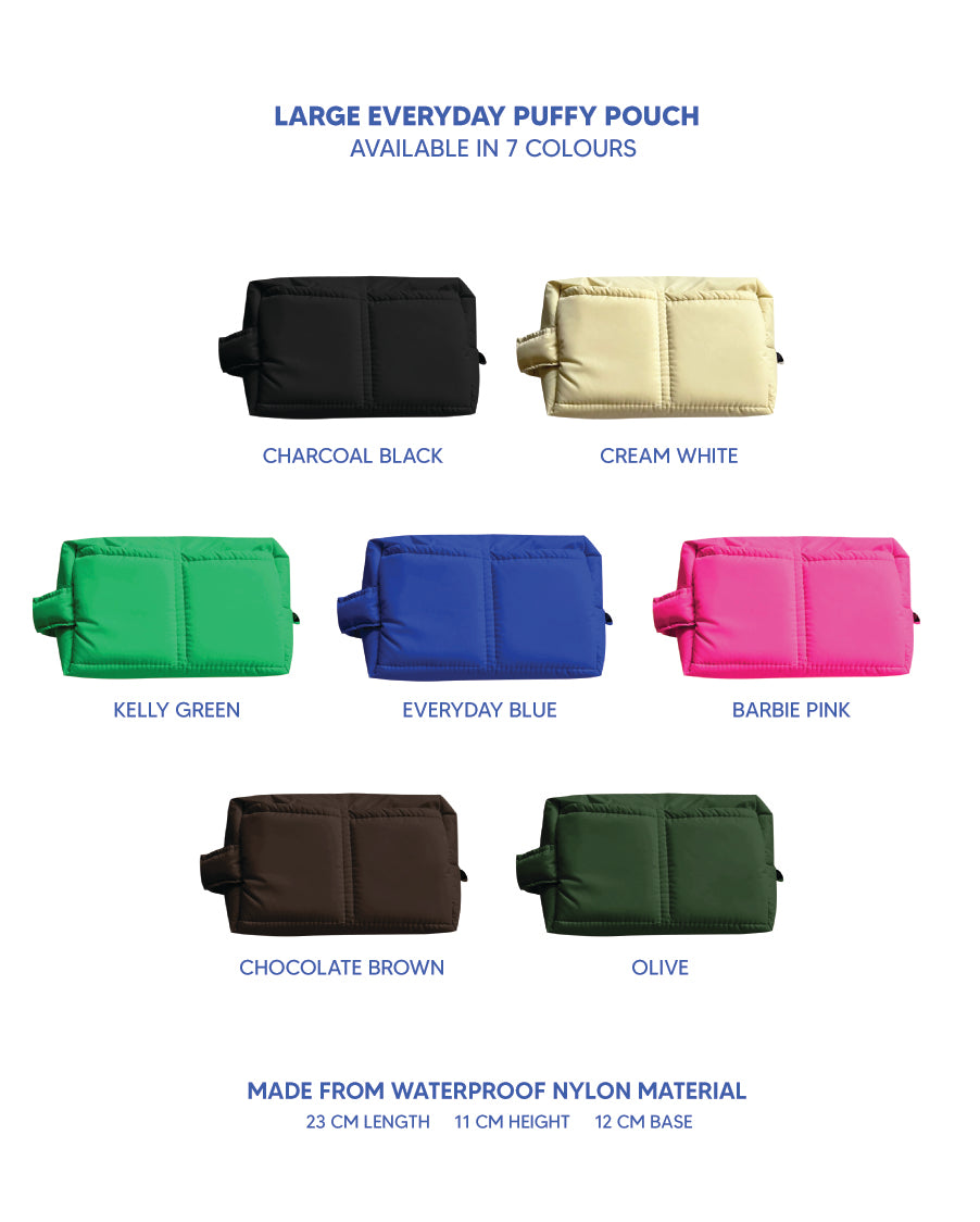 Everyday Puffy Zipped Pouch - Large