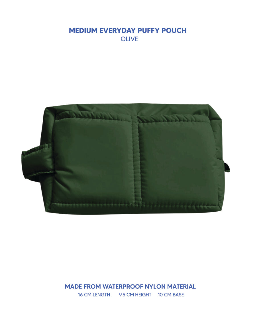 Everyday Puffy Zipped Pouch - Medium
