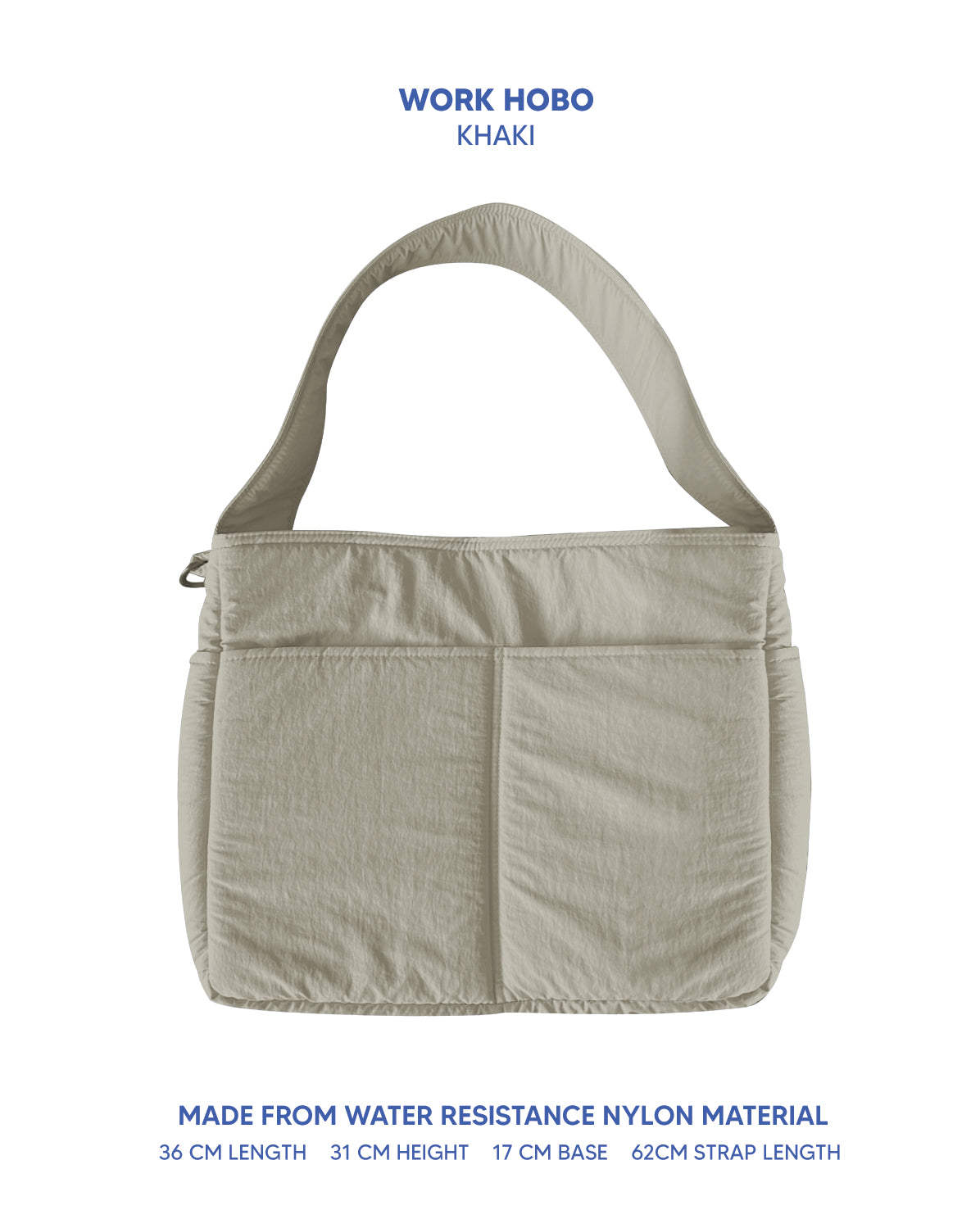 Work Hobo Bag (Short Strap)
