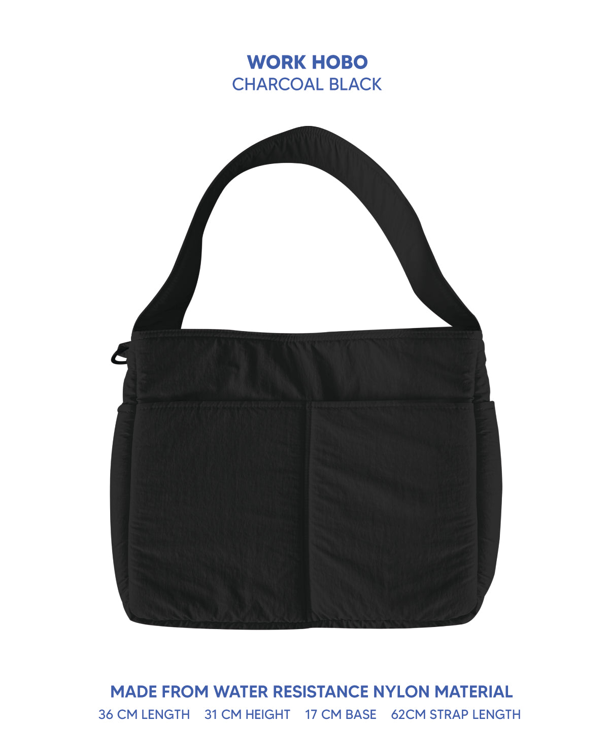 Work Hobo Bag (Short Strap)