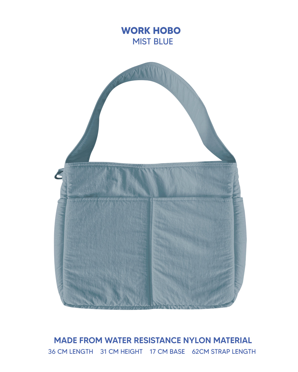 Work Hobo Bag (Short Strap)