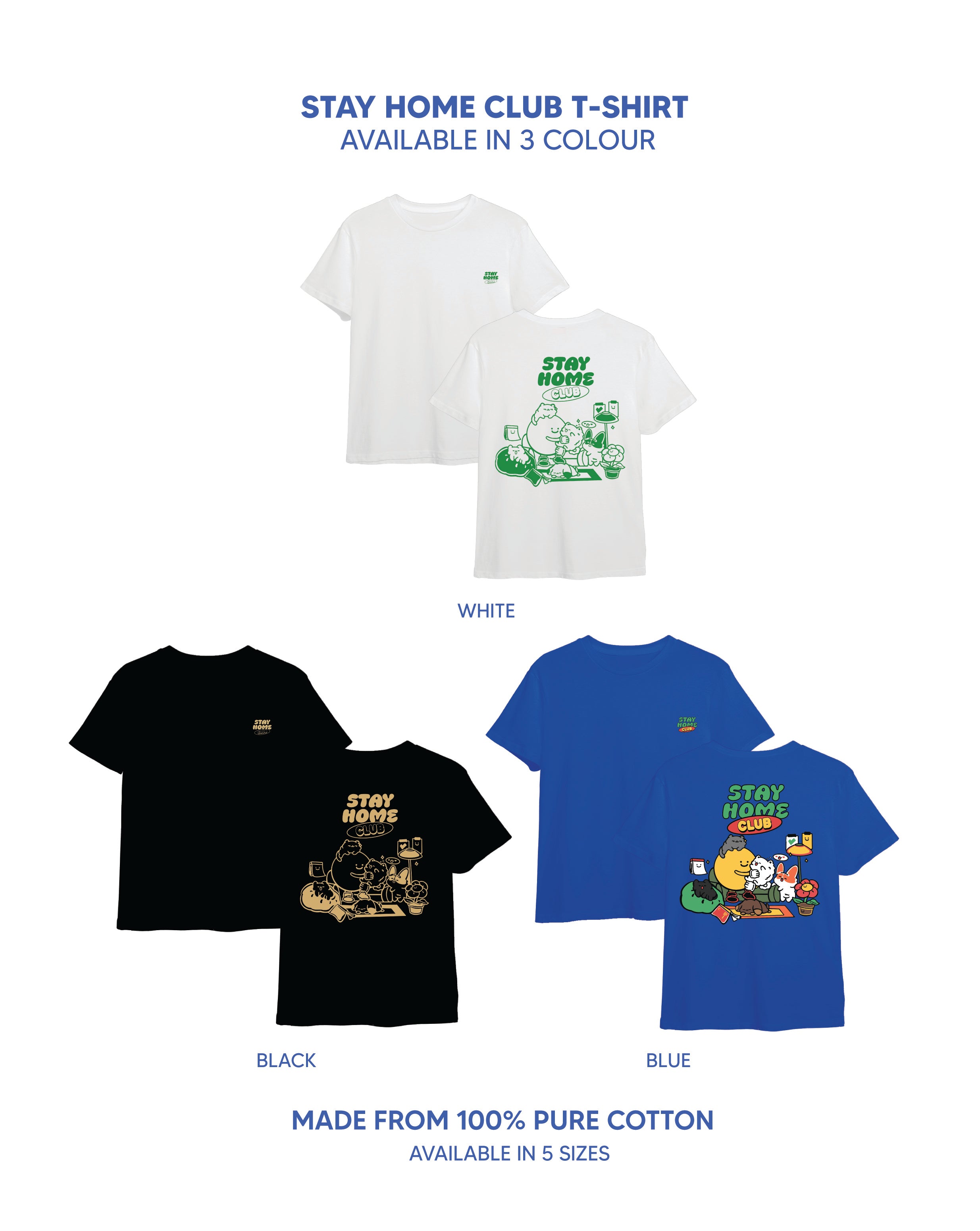 Stay Home Club Tee