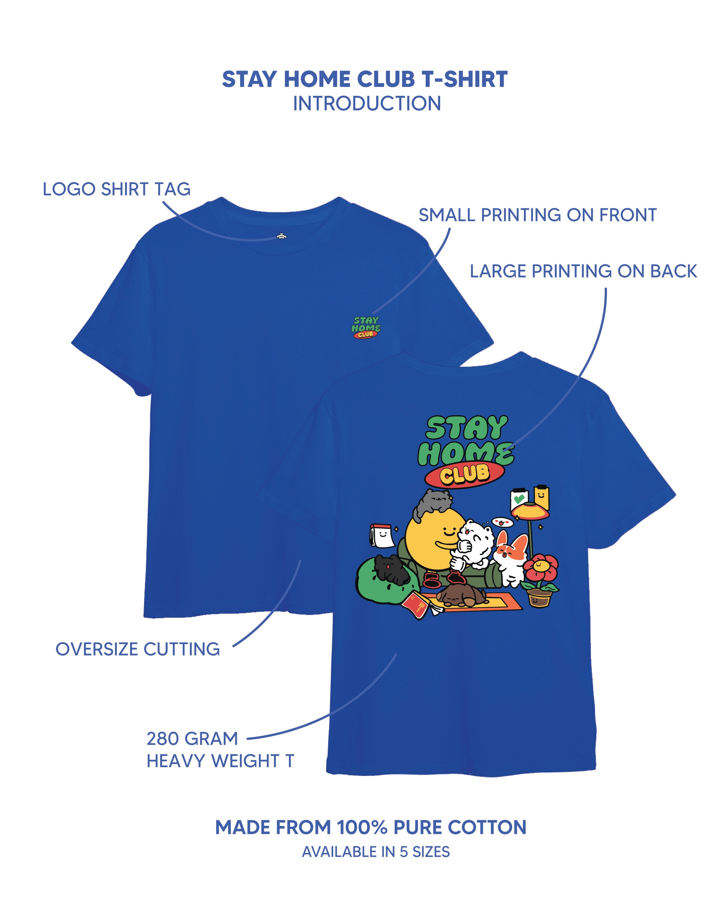 Stay Home Club Tee