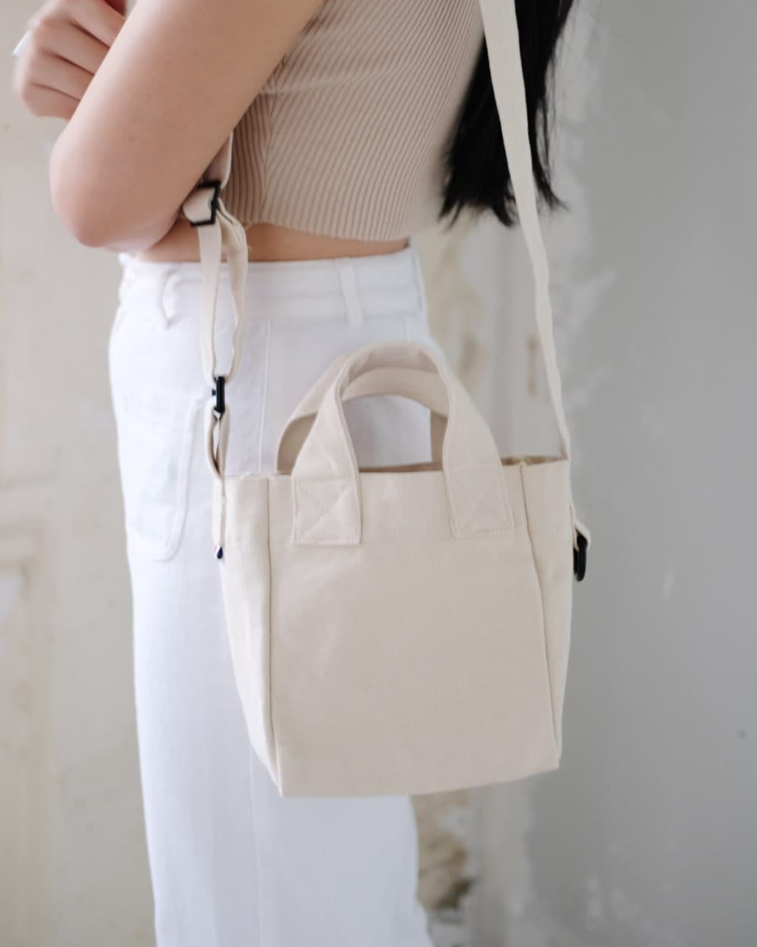 Mini Courier Sling - Baby Blue
