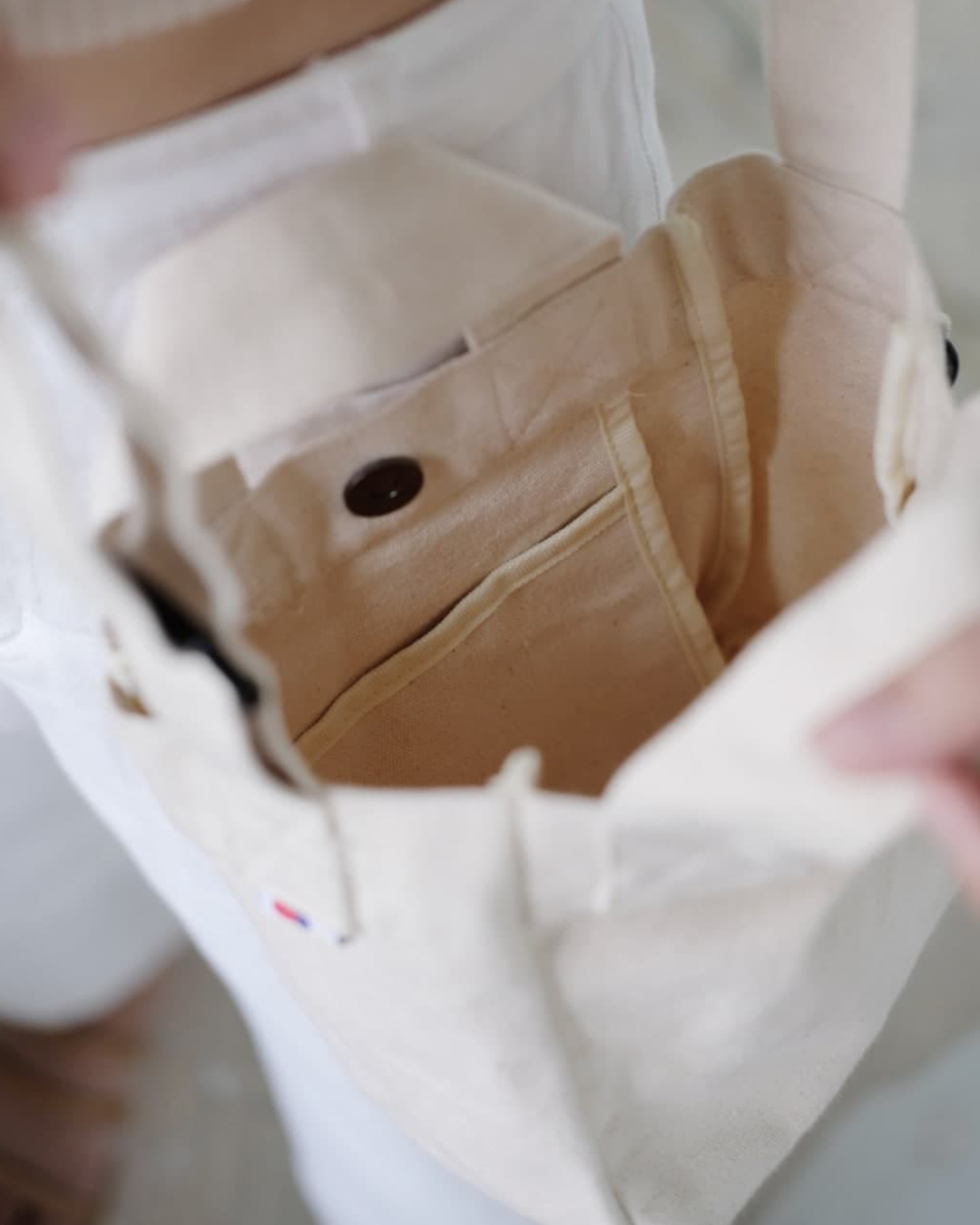 Mini Courier Sling - Tan