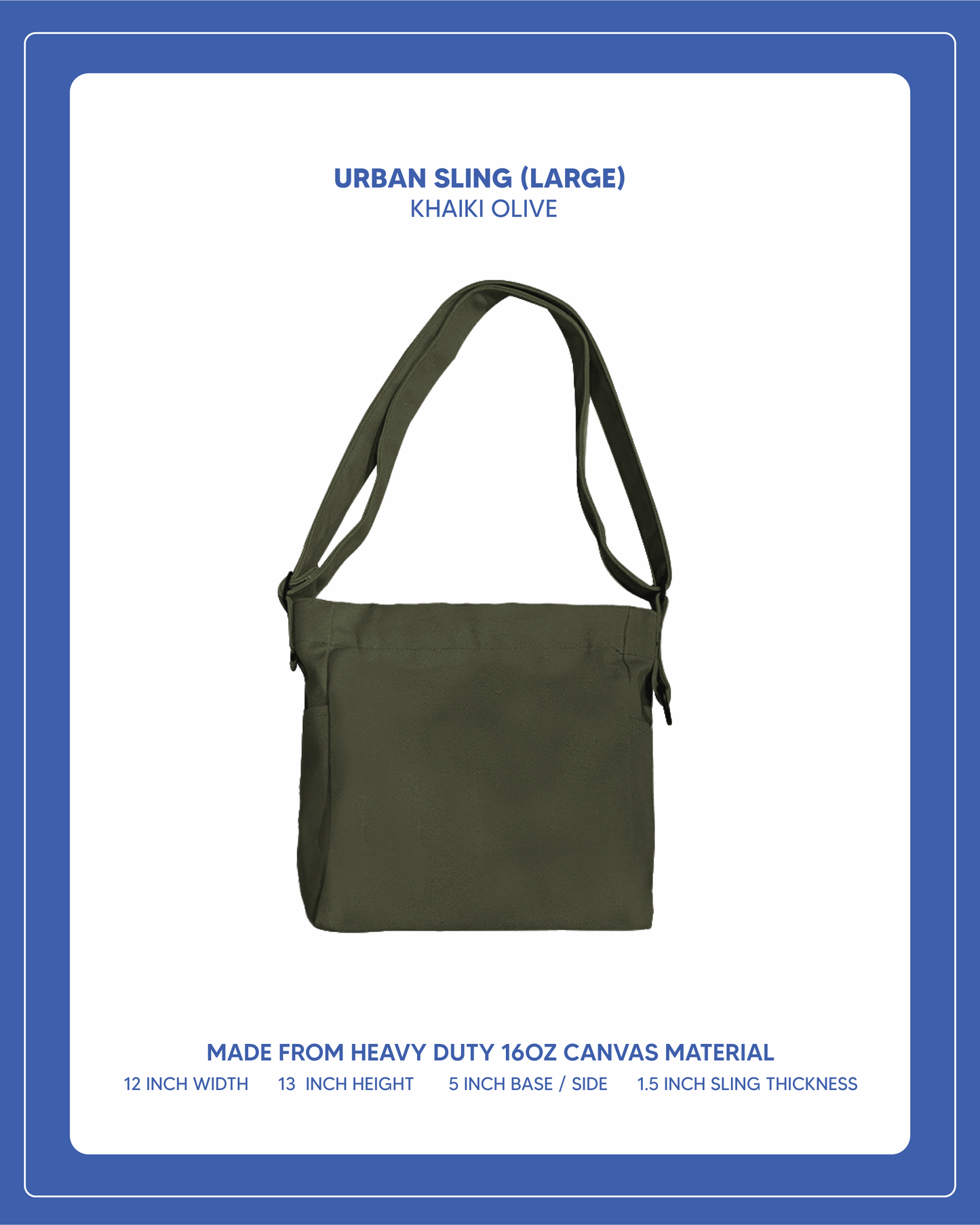 Urban Sling (Large) - Khaki Olive