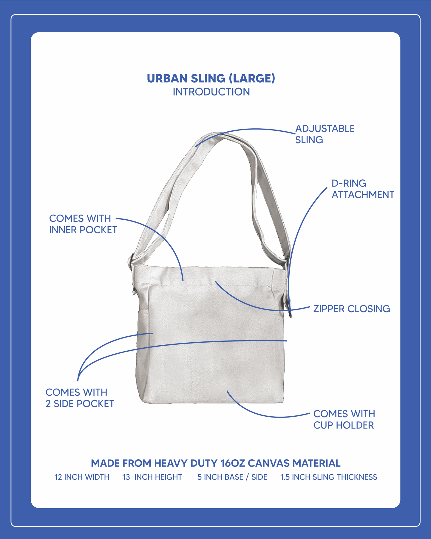 Urban Sling (Large) - Khaki Olive