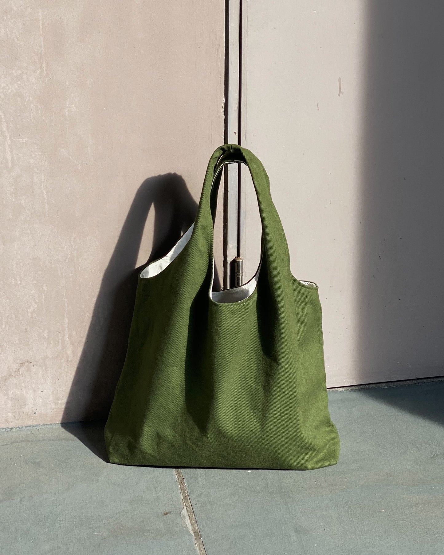 Shopper Tote - Olive (Canvas)