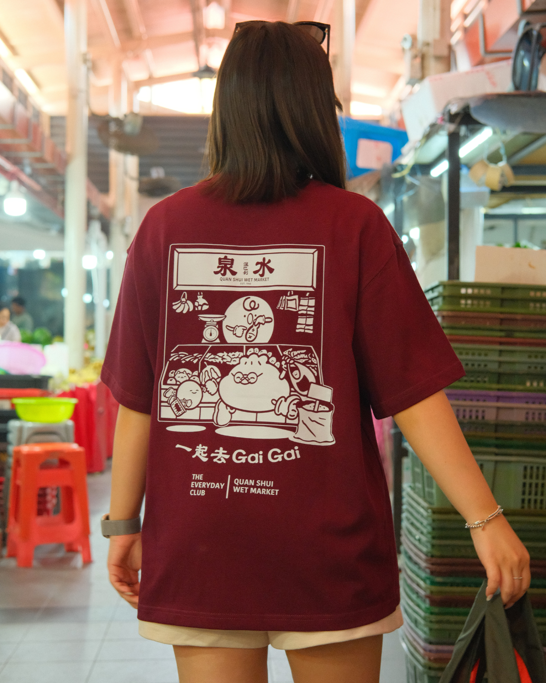 Let's go gai gai Tee (Collaboration with Quan Shui Wet Market)