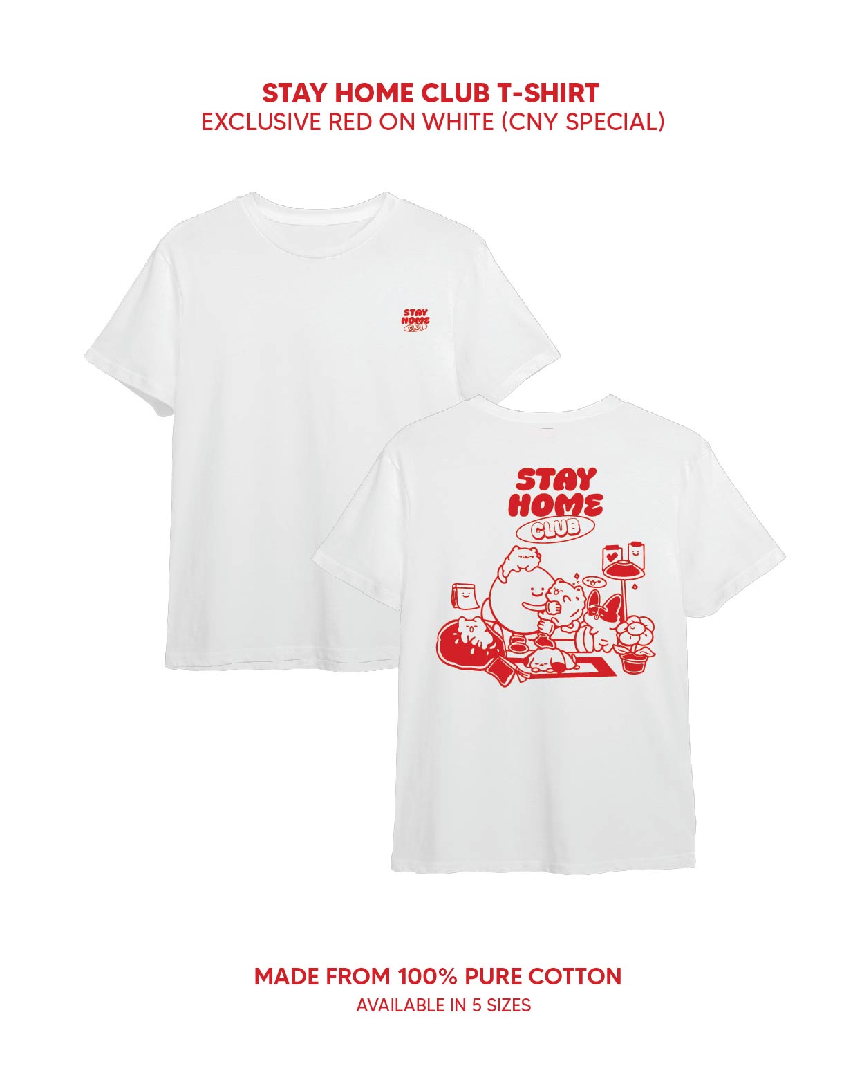 Stay Home Club Tee