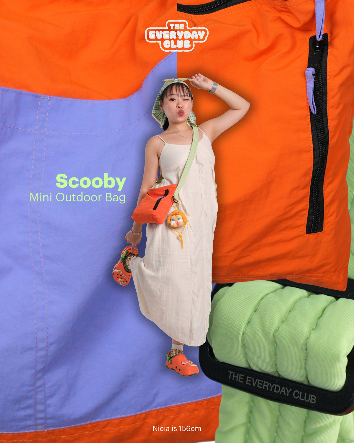 Colourblock Regular Outdoor Bag (Scooby)