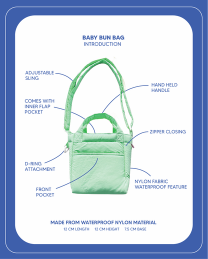 Baby Bun Bag (Strawberry Jam)