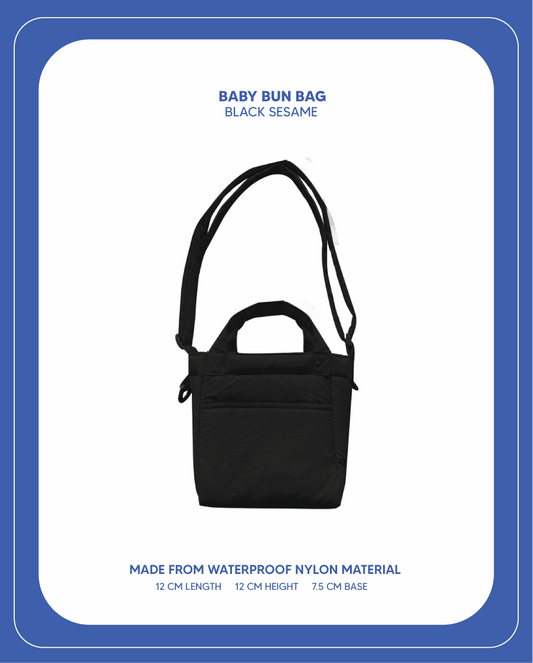 Baby Bun Bag (Black Sesame)