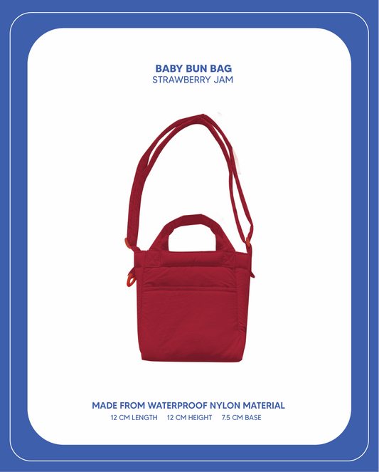 Baby Bun Bag (Strawberry Jam)