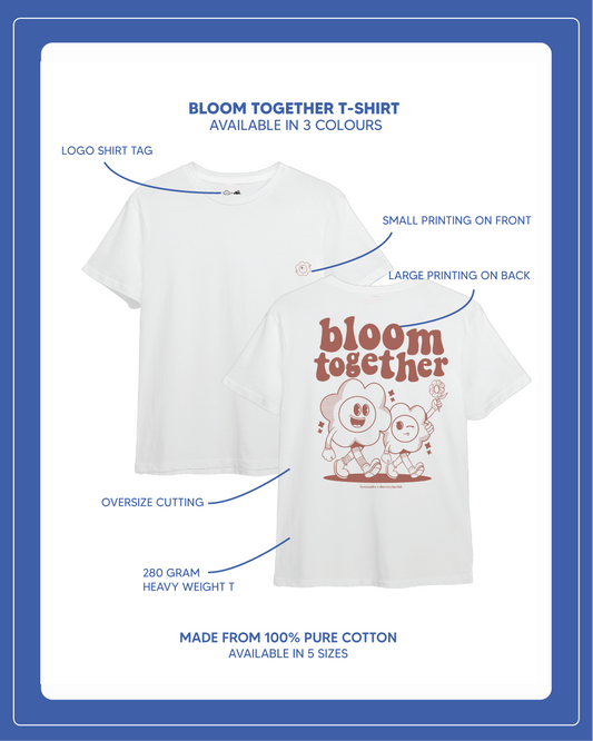 Bloom Together Collaboration Tee