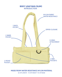 (PREORDER) Boxy Loaf Bag (Slim)