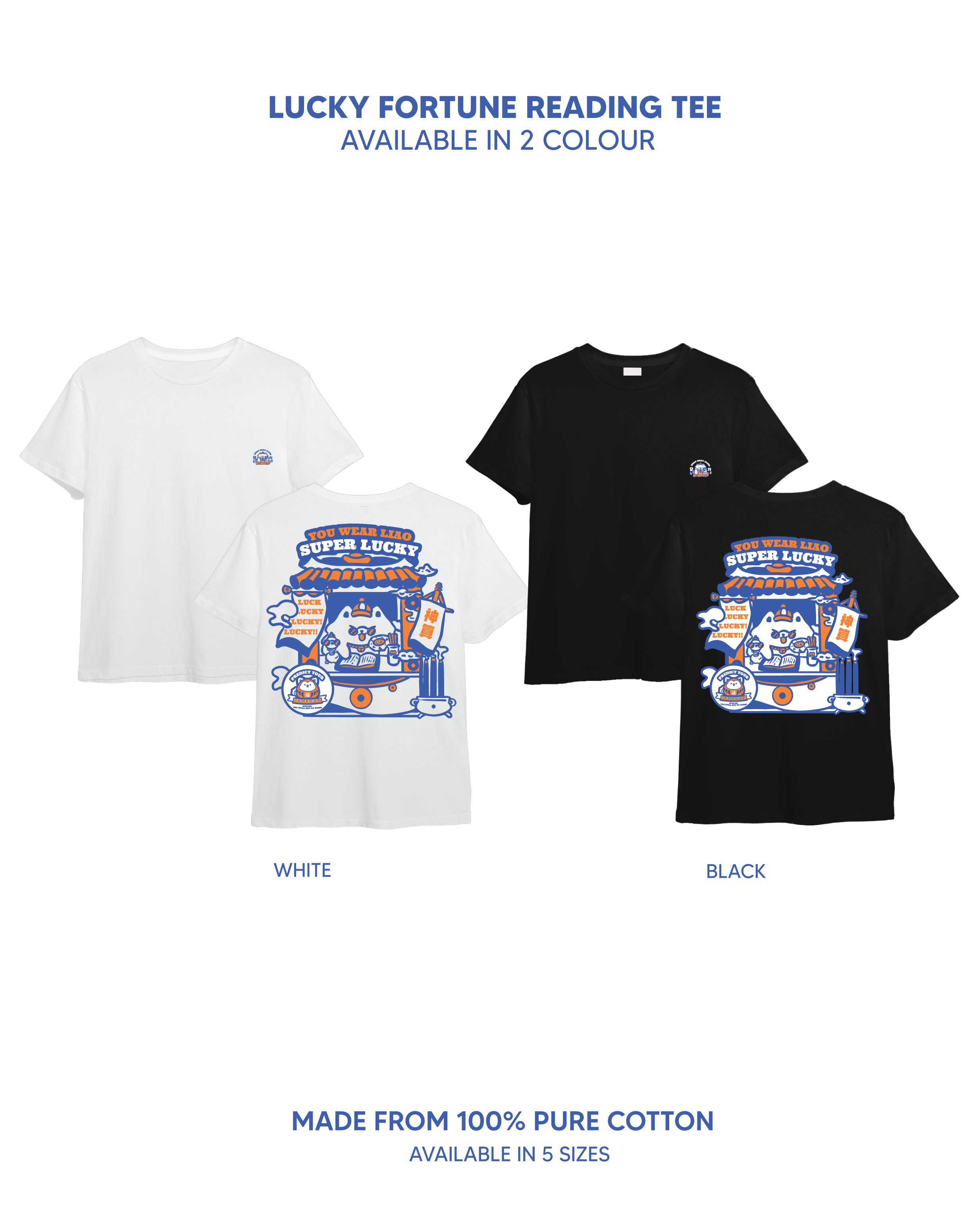 Lucky Fortune Reading Tee