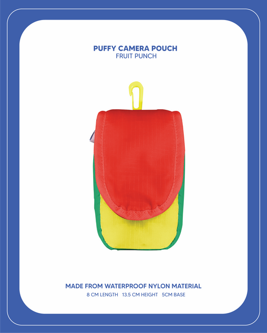 Puffy Camera Pouch (Fruit Punch)