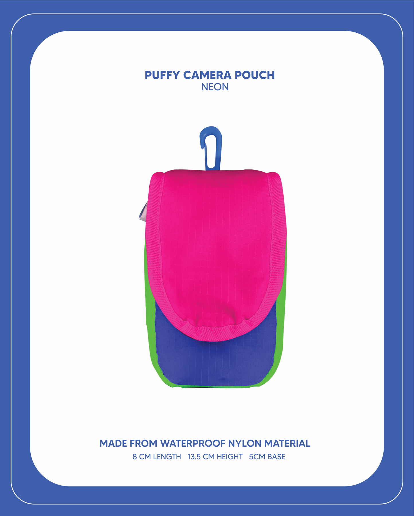 Puffy Camera Pouch (Neon)