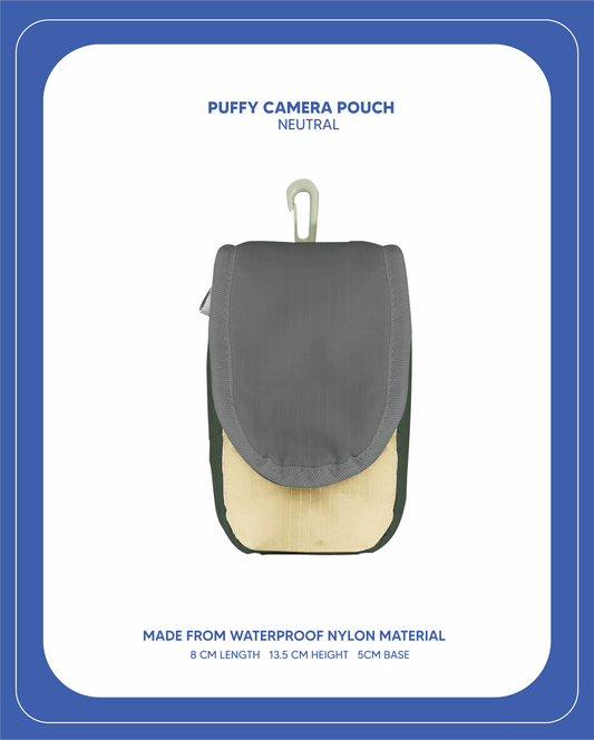 Puffy Camera Pouch (Neutral)