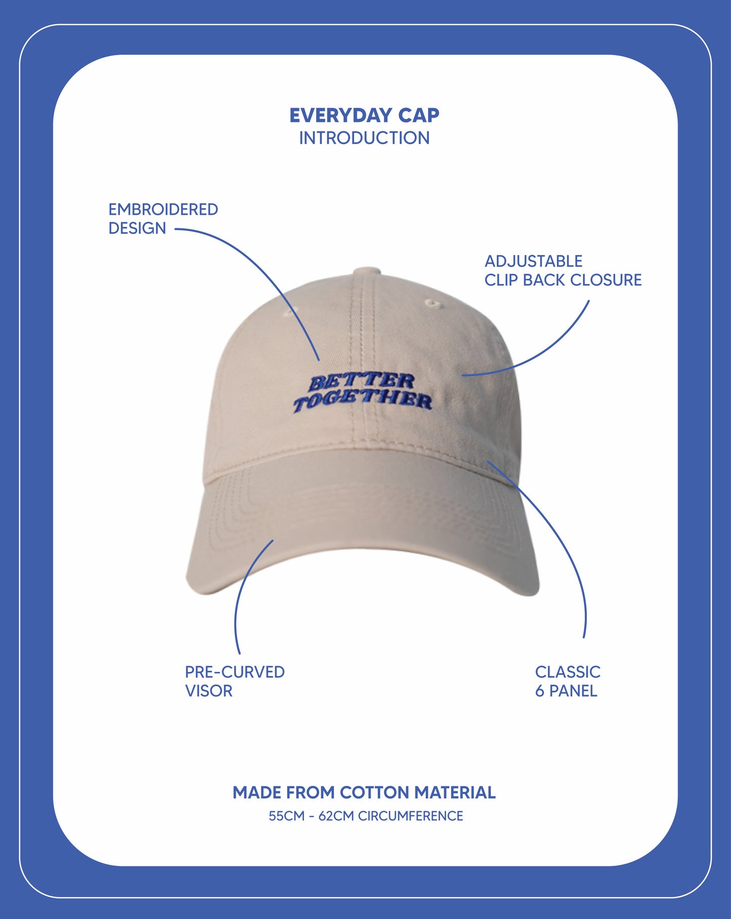 Everyday Cap (Khaki - Better Together)