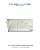 Long Puffy Pouch - Color Block Edition