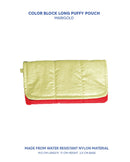Long Puffy Pouch - Color Block Edition