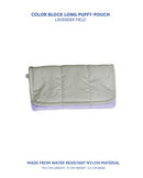 Long Puffy Pouch - Color Block Edition