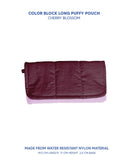 Long Puffy Pouch - Color Block Edition