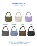Premium Corduroy Hobo Bag - Regular