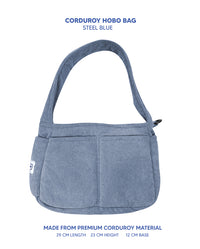 Premium Corduroy Hobo Bag - Regular