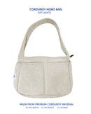 Premium Corduroy Hobo Bag - Regular