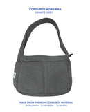 Premium Corduroy Hobo Bag - Regular